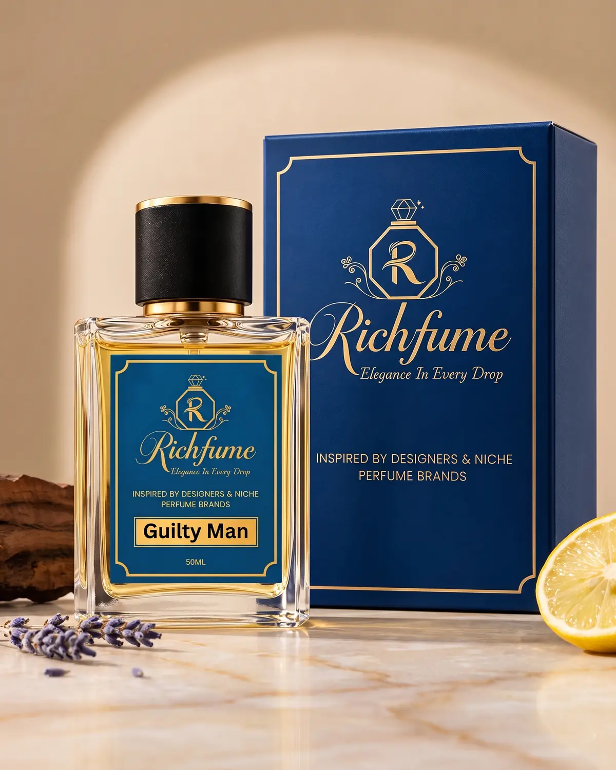 Richfume Guilty Man Eau de Parfum 50 ML with premium gift box