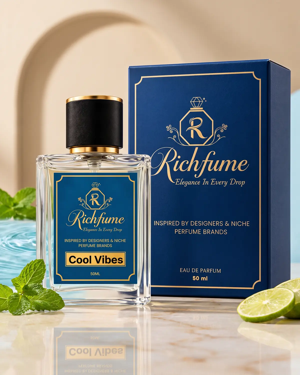 Richfume Cool Vibes Eau de Parfum 50 ML with premium gift box