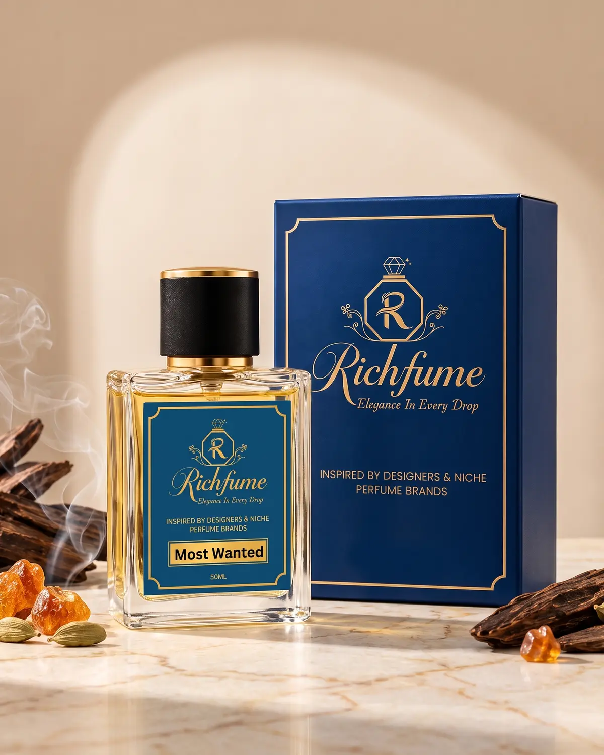 Richfume Most Wanted Eau de Parfum 50 ML with premium gift box