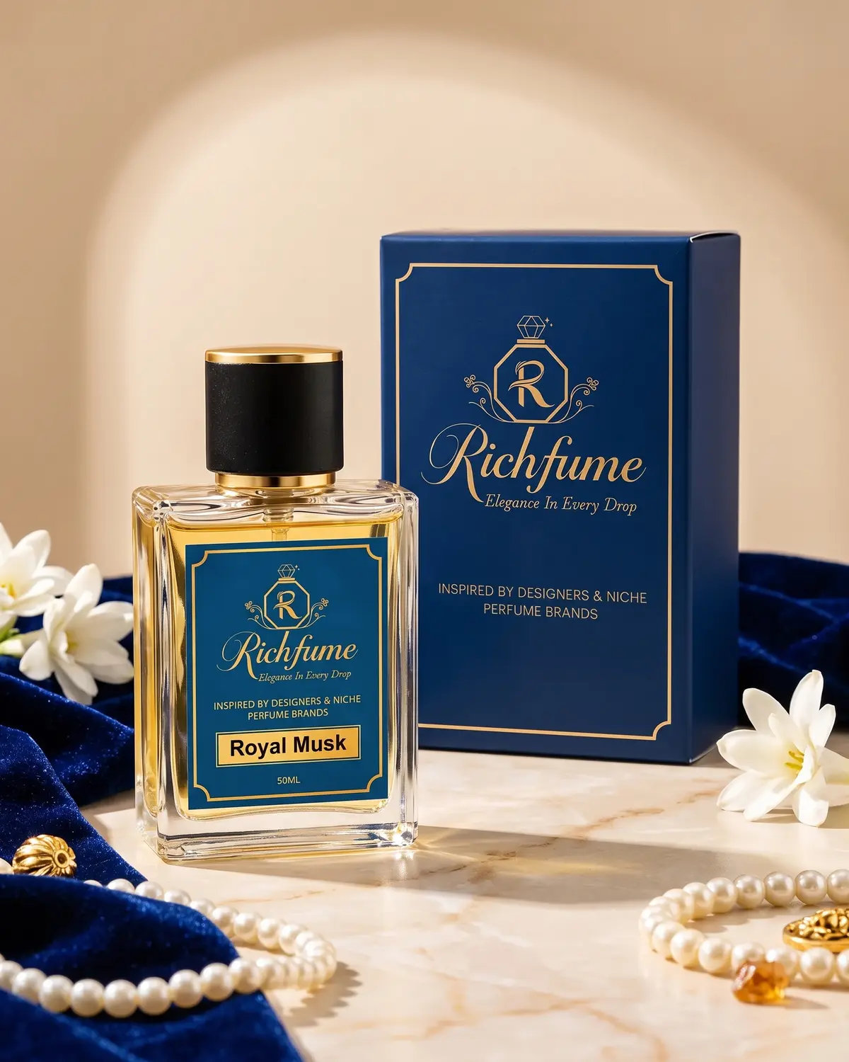 Richfume Royal Musk Eau de Parfum 50 ML with premium gift box